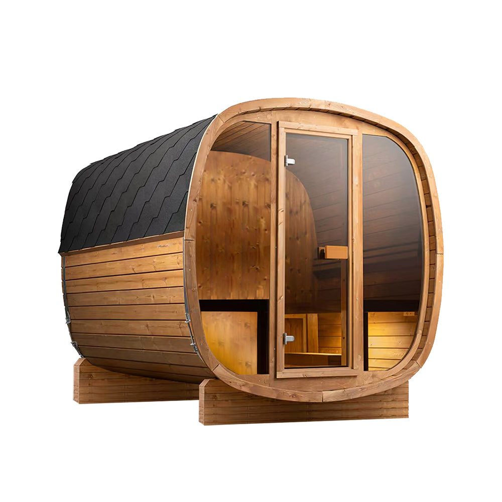 Auris Two Luxury Outdoor Cedar Sauna Diet & Exercise