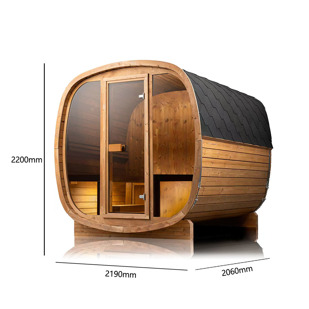 Auris Two Luxury Outdoor Cedar Sauna Diet & Exercise